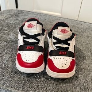 Nike Kids Red and White Sneakers